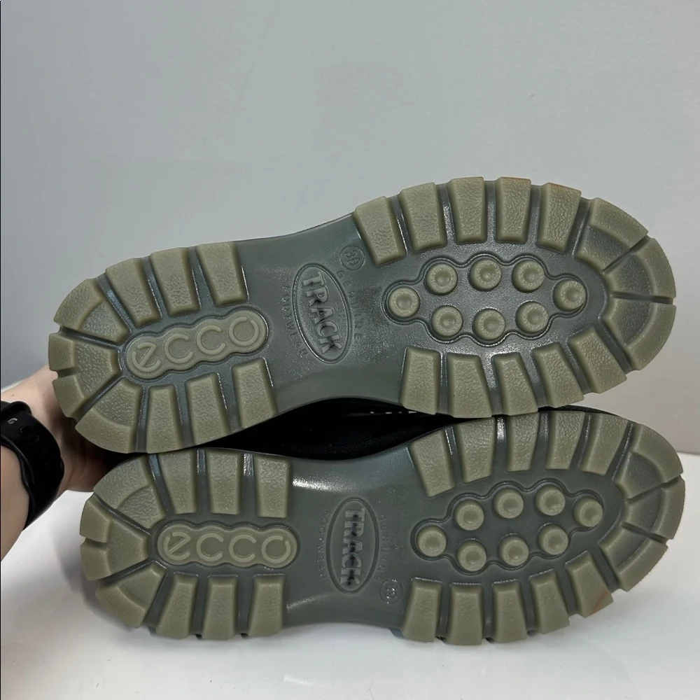 NWOT Ecco Men’s Track‎ 25 High GoreTex Waterproof Black Boots Size 5-5.5